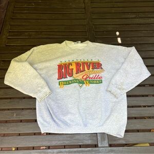 Vintage Nashville’s Big River Grille & Brewing Works Heavyweight Sweatshirt (L)